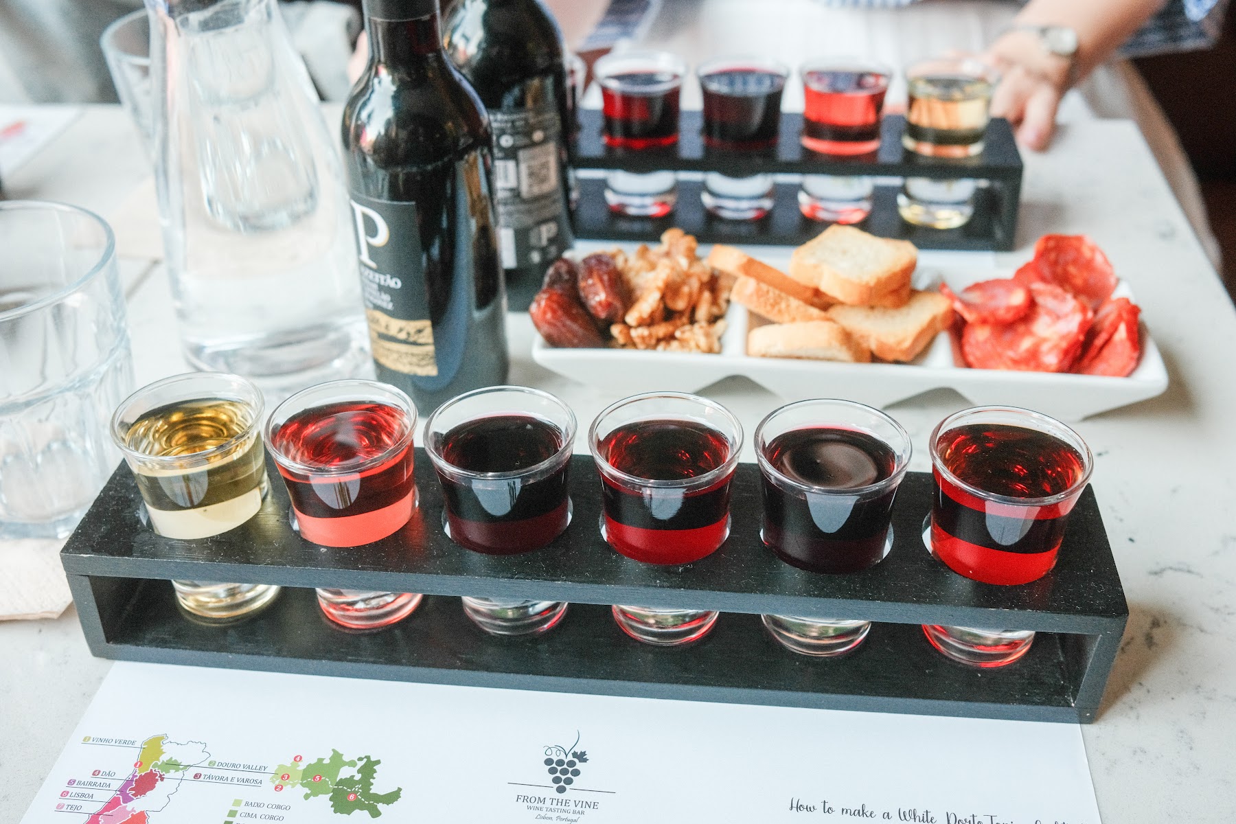 From The Vine: Port & Wine Tasting Bar - Port & Wine Tasting In Lisbon at the table